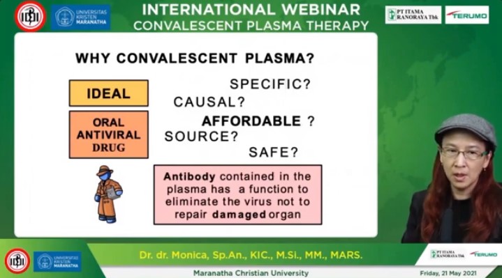 International Webinar Convalescent Plasma Therapy (21 May 2021)